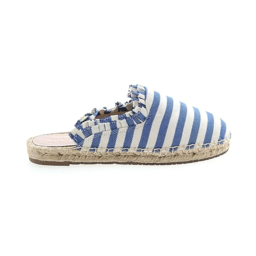 Kate Spade New York Laila Mule Blue White Stripe Espadrille Size 6.5